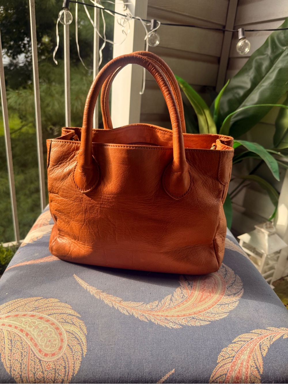 Italian Leather Structured Tote – Mark & Graham, Made in Italy